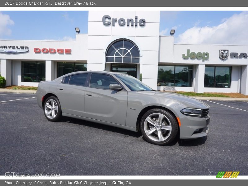 Destroyer Grey / Black 2017 Dodge Charger R/T