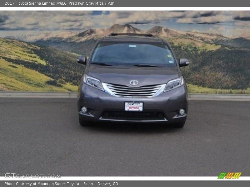 Predawn Gray Mica / Ash 2017 Toyota Sienna Limited AWD