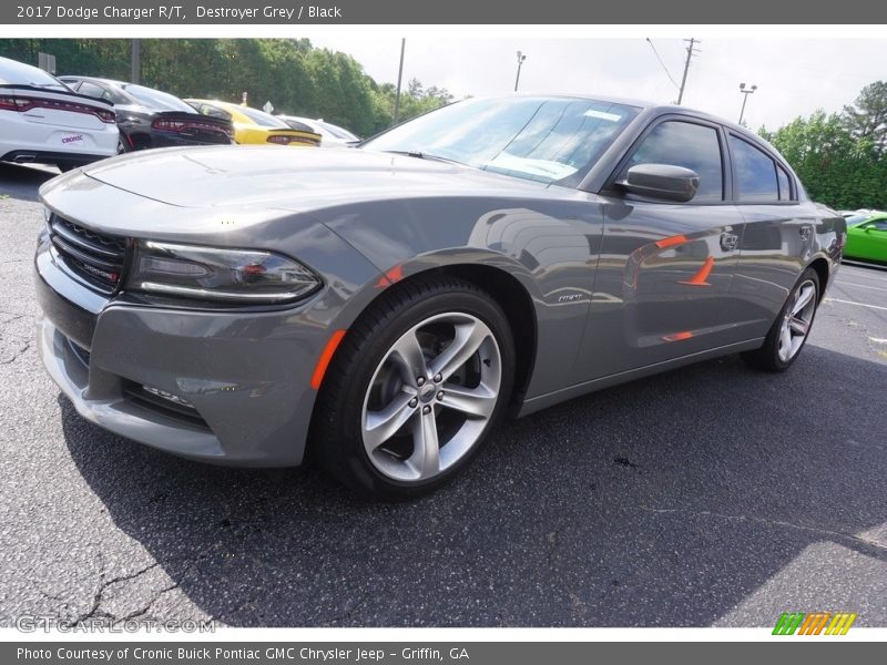 Destroyer Grey / Black 2017 Dodge Charger R/T