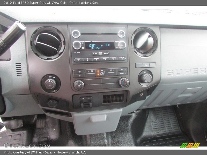 Oxford White / Steel 2012 Ford F250 Super Duty XL Crew Cab
