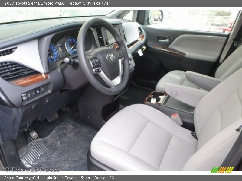 Predawn Gray Mica / Ash 2017 Toyota Sienna Limited AWD