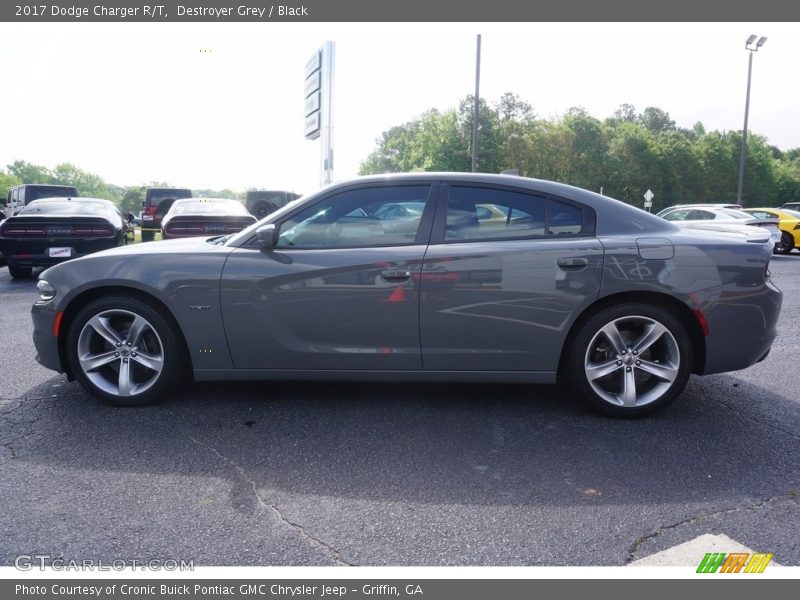 Destroyer Grey / Black 2017 Dodge Charger R/T