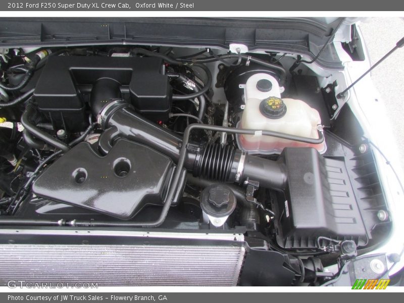 Oxford White / Steel 2012 Ford F250 Super Duty XL Crew Cab