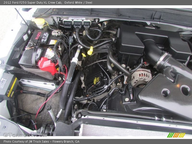 Oxford White / Steel 2012 Ford F250 Super Duty XL Crew Cab