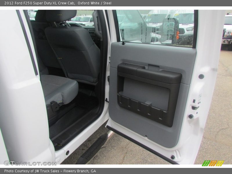 Oxford White / Steel 2012 Ford F250 Super Duty XL Crew Cab