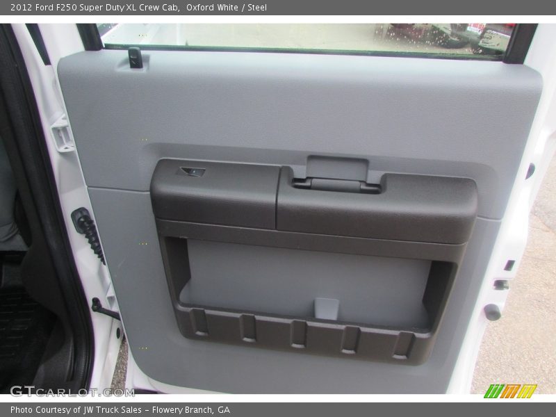 Oxford White / Steel 2012 Ford F250 Super Duty XL Crew Cab