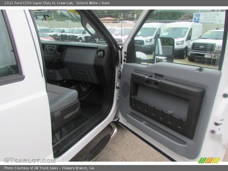 Oxford White / Steel 2012 Ford F250 Super Duty XL Crew Cab