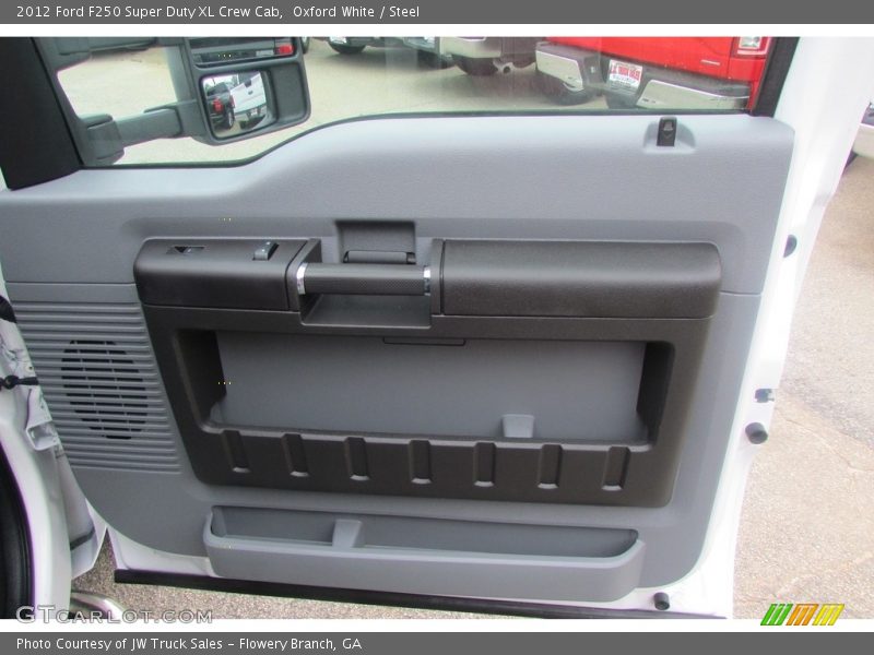 Oxford White / Steel 2012 Ford F250 Super Duty XL Crew Cab