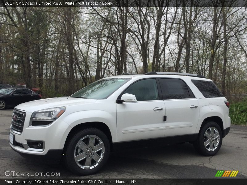 White Frost Tricoat / Ebony 2017 GMC Acadia Limited AWD