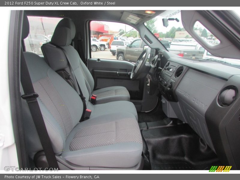 Oxford White / Steel 2012 Ford F250 Super Duty XL Crew Cab