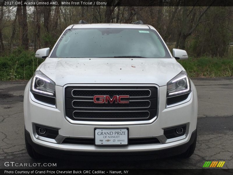 White Frost Tricoat / Ebony 2017 GMC Acadia Limited AWD