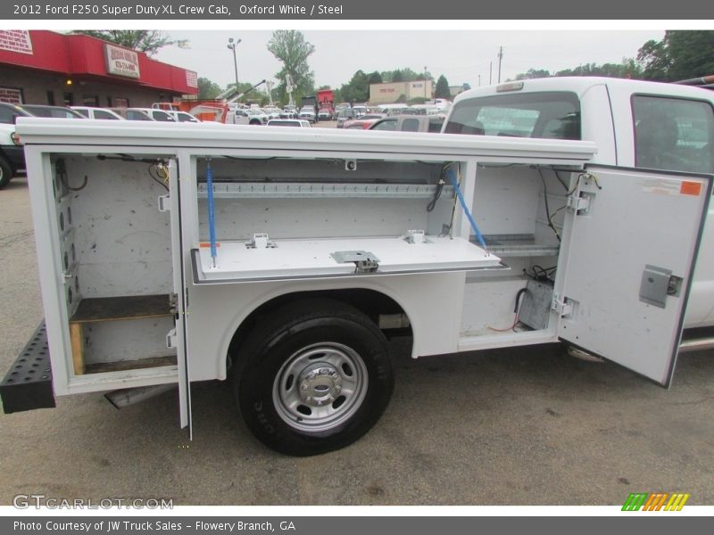 Oxford White / Steel 2012 Ford F250 Super Duty XL Crew Cab