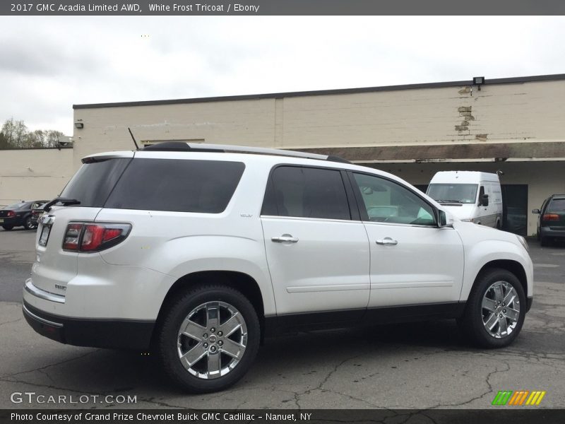 White Frost Tricoat / Ebony 2017 GMC Acadia Limited AWD