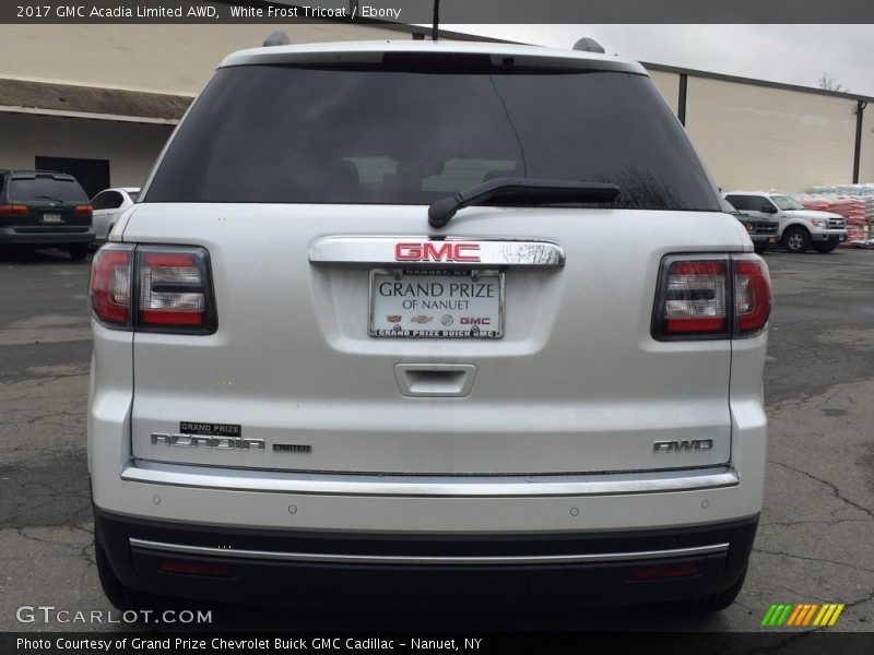 White Frost Tricoat / Ebony 2017 GMC Acadia Limited AWD