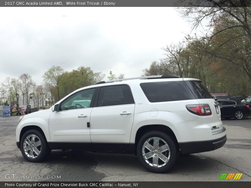 White Frost Tricoat / Ebony 2017 GMC Acadia Limited AWD