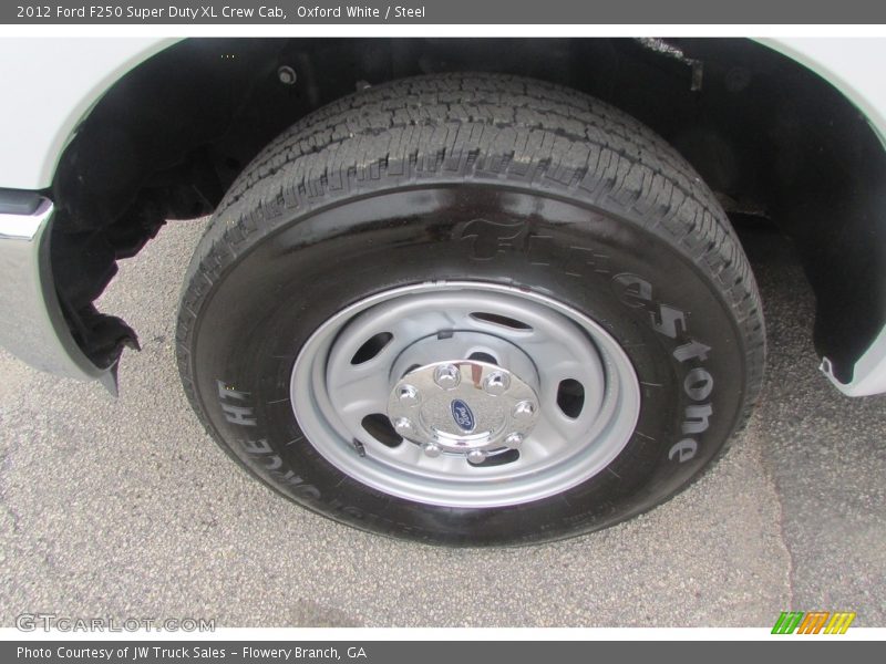 Oxford White / Steel 2012 Ford F250 Super Duty XL Crew Cab
