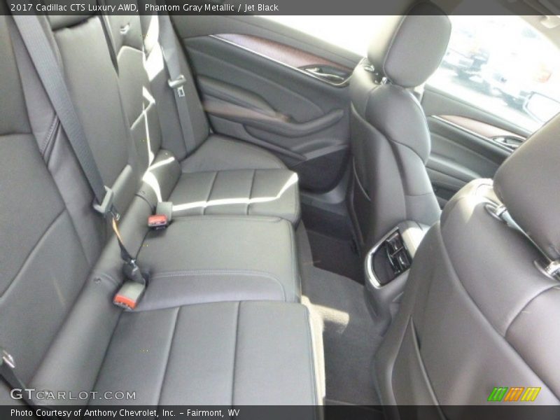Phantom Gray Metallic / Jet Black 2017 Cadillac CTS Luxury AWD