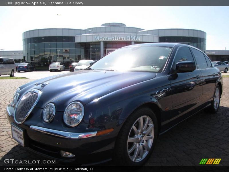 Sapphire Blue / Ivory 2000 Jaguar S-Type 4.0