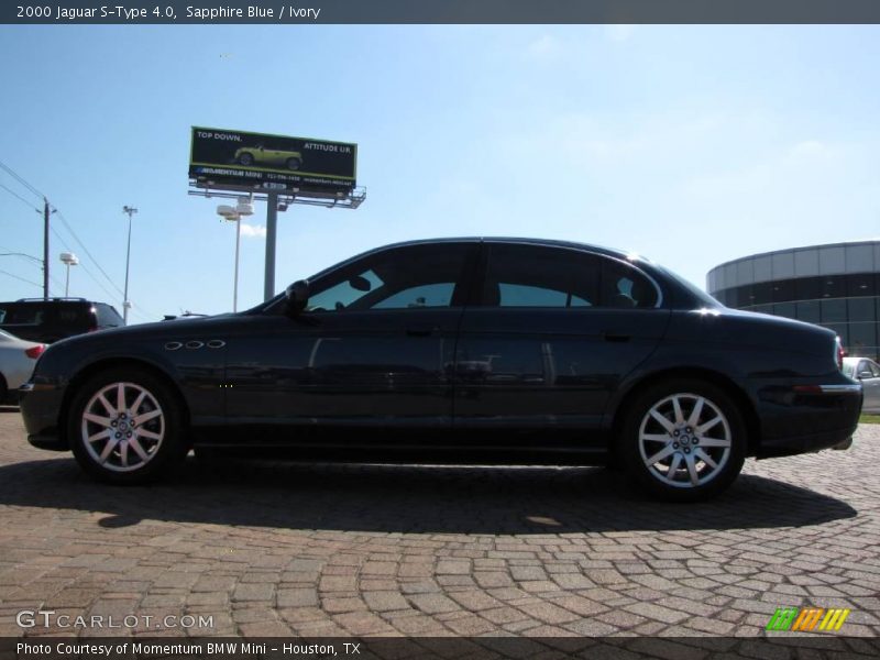 Sapphire Blue / Ivory 2000 Jaguar S-Type 4.0