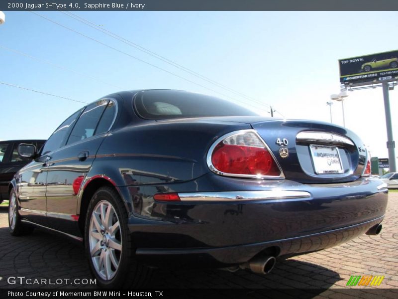 Sapphire Blue / Ivory 2000 Jaguar S-Type 4.0