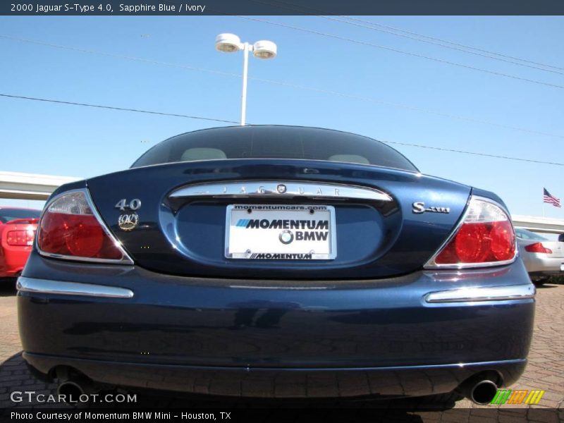 Sapphire Blue / Ivory 2000 Jaguar S-Type 4.0