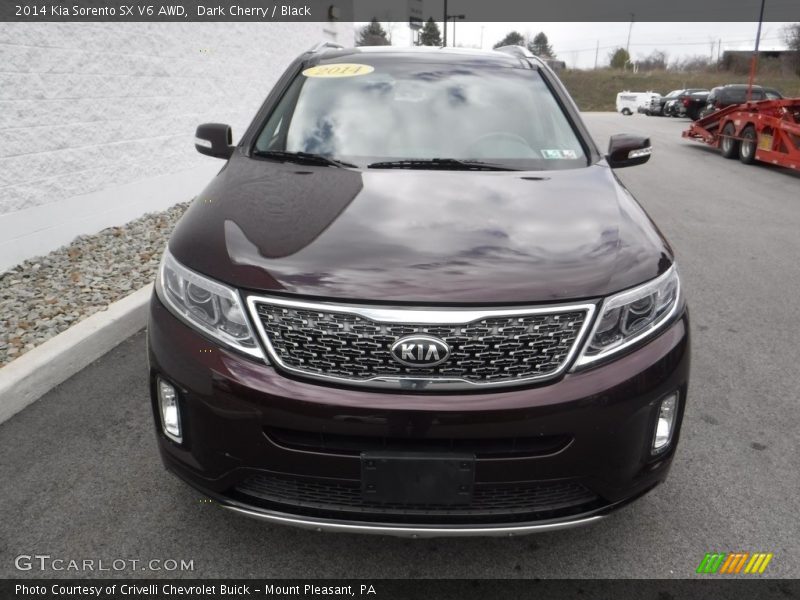 Dark Cherry / Black 2014 Kia Sorento SX V6 AWD