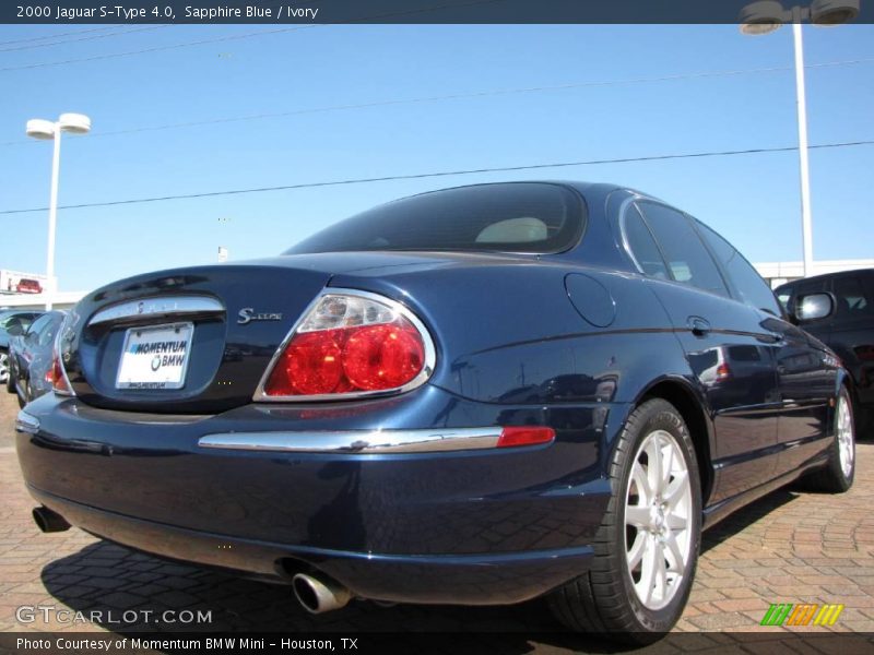 Sapphire Blue / Ivory 2000 Jaguar S-Type 4.0