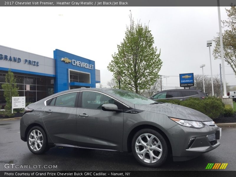 Heather Gray Metallic / Jet Black/Jet Black 2017 Chevrolet Volt Premier