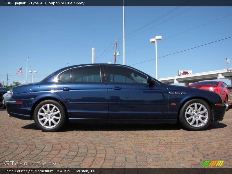 Sapphire Blue / Ivory 2000 Jaguar S-Type 4.0