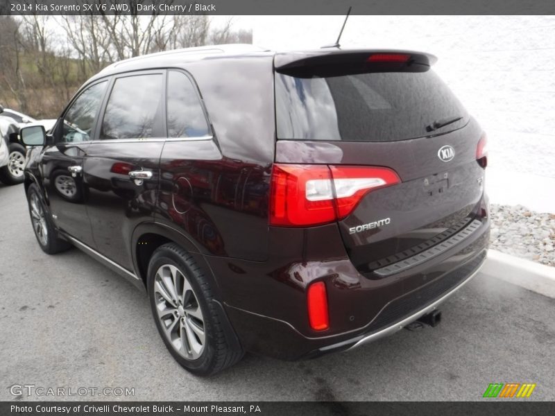 Dark Cherry / Black 2014 Kia Sorento SX V6 AWD
