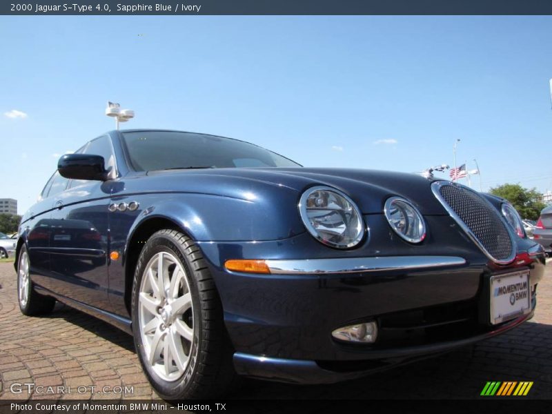 Sapphire Blue / Ivory 2000 Jaguar S-Type 4.0