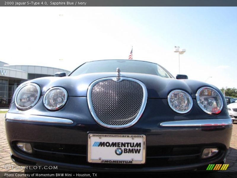 Sapphire Blue / Ivory 2000 Jaguar S-Type 4.0