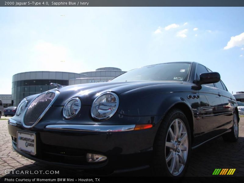 Sapphire Blue / Ivory 2000 Jaguar S-Type 4.0