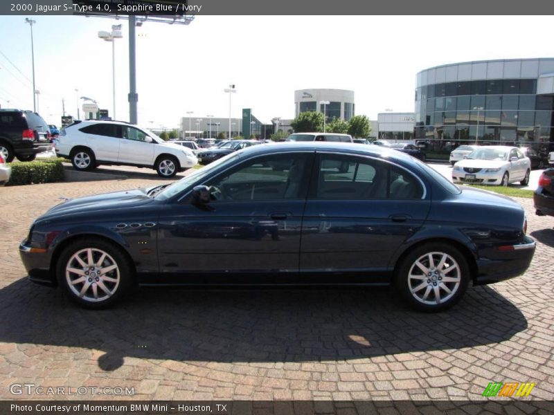 Sapphire Blue / Ivory 2000 Jaguar S-Type 4.0
