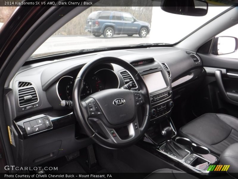 Dark Cherry / Black 2014 Kia Sorento SX V6 AWD