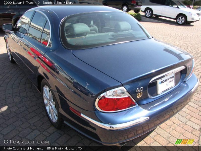 Sapphire Blue / Ivory 2000 Jaguar S-Type 4.0