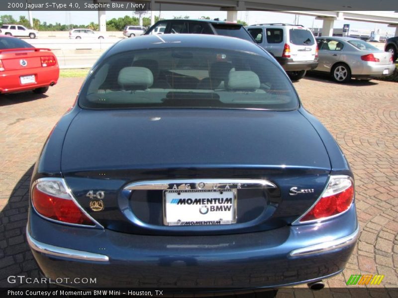 Sapphire Blue / Ivory 2000 Jaguar S-Type 4.0