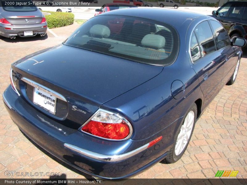 Sapphire Blue / Ivory 2000 Jaguar S-Type 4.0