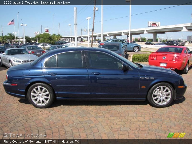 Sapphire Blue / Ivory 2000 Jaguar S-Type 4.0