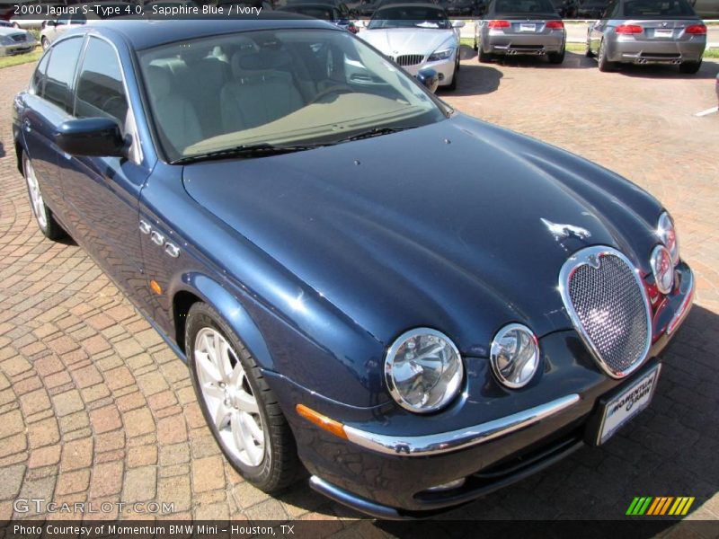 Sapphire Blue / Ivory 2000 Jaguar S-Type 4.0