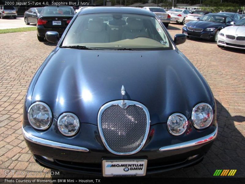 Sapphire Blue / Ivory 2000 Jaguar S-Type 4.0