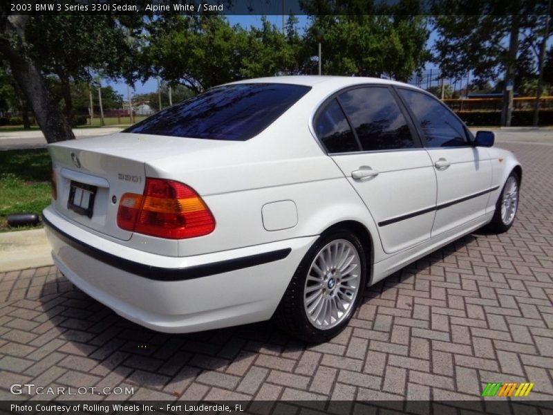 Alpine White / Sand 2003 BMW 3 Series 330i Sedan