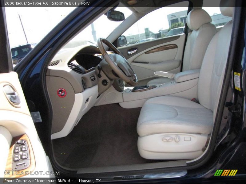 Sapphire Blue / Ivory 2000 Jaguar S-Type 4.0