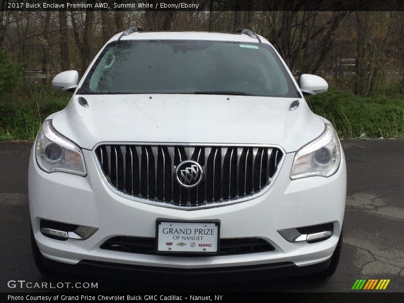 Summit White / Ebony/Ebony 2017 Buick Enclave Premium AWD