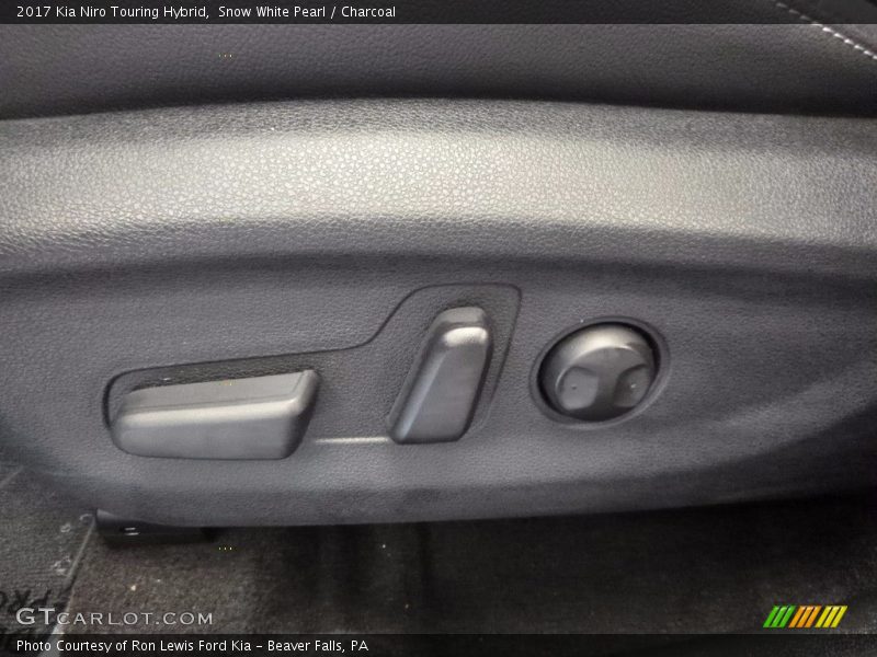 Snow White Pearl / Charcoal 2017 Kia Niro Touring Hybrid
