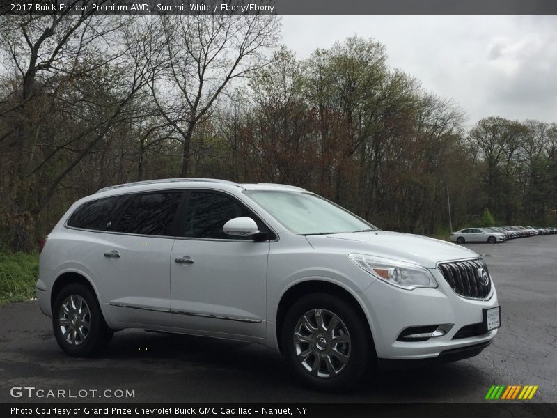 Summit White / Ebony/Ebony 2017 Buick Enclave Premium AWD