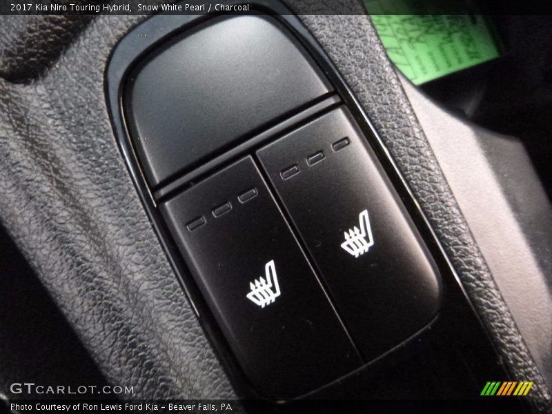 Snow White Pearl / Charcoal 2017 Kia Niro Touring Hybrid