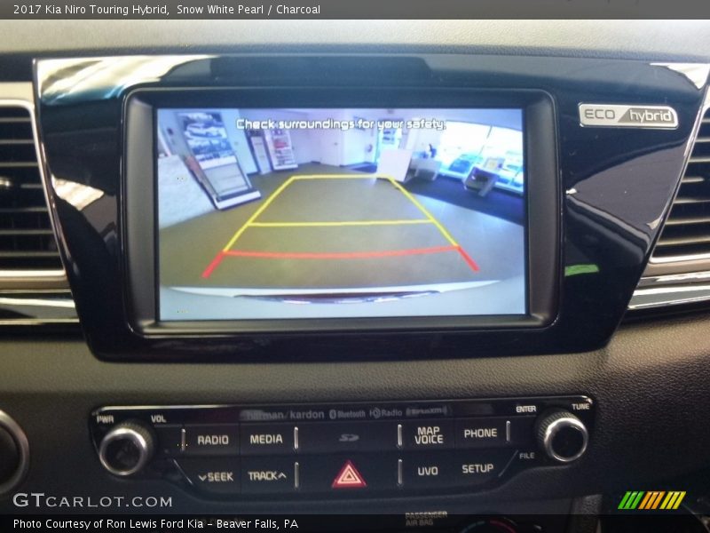 Snow White Pearl / Charcoal 2017 Kia Niro Touring Hybrid