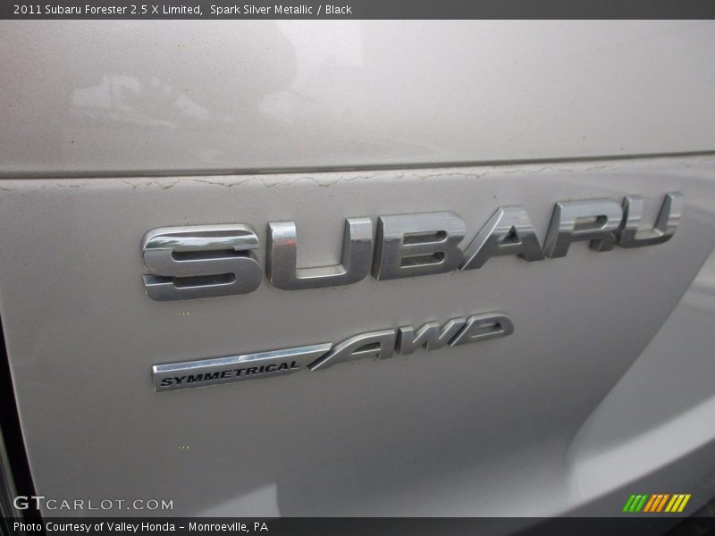 Spark Silver Metallic / Black 2011 Subaru Forester 2.5 X Limited