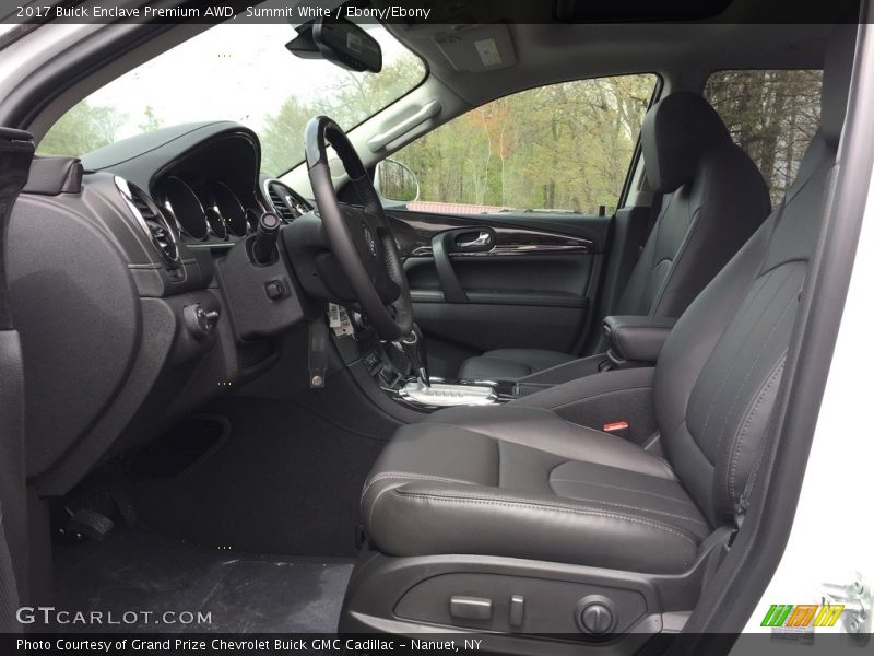 Summit White / Ebony/Ebony 2017 Buick Enclave Premium AWD